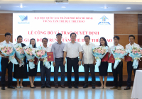 LỄ CÔNG BỐ VÀ TRAO QUYẾT ĐỊNH CỦA GIÁM ĐỐC TRUNG TÂM THỂ DỤC THỂ THAO VỀ CÔNG TÁC NHÂN SỰ NĂM 2025